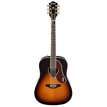 Amazon.com: Gretsch G5024E Rancher Dreadnought - Sunburst